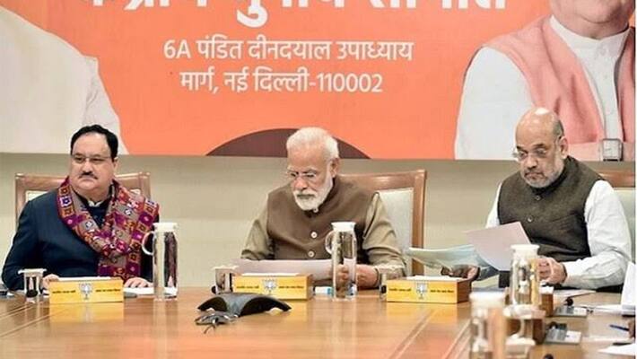 BJP election committee meeting to win Delhi, names of candidates announced soon kps BJP election committee meeting to win Delhi, names of candidates announced soon kps