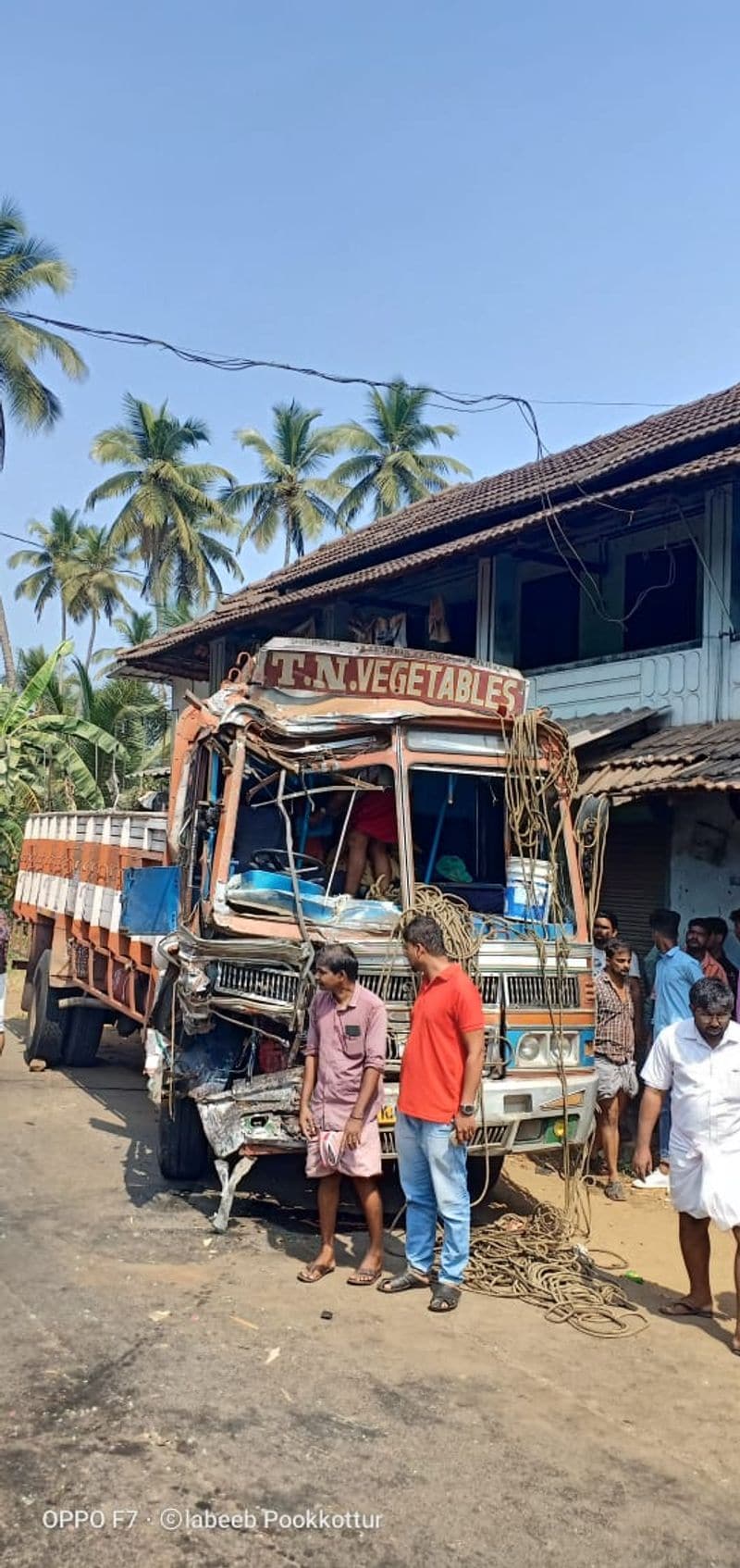 one death malappuram bus lorry accident photo story