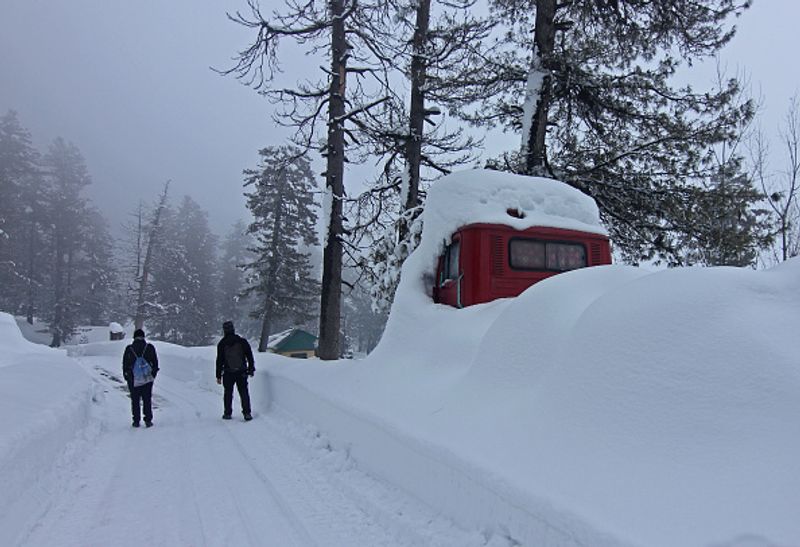 heavy Snowfall took place at himachal
