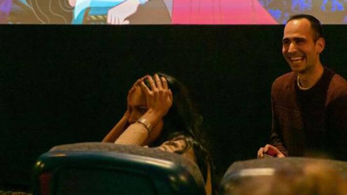 man re-animated 'Sleeping Beauty' to create an unforgettable wedding proposal man re-animated 'Sleeping Beauty' to create an unforgettable wedding proposal