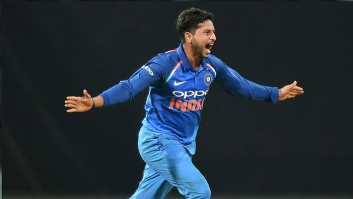 India vs Australia Kuldeep Yadav 3rd fastest Indian to 100 ODI wickets India vs Australia Kuldeep Yadav 3rd fastest Indian to 100 ODI wickets