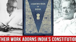 republic day india men artwork adorns constitution