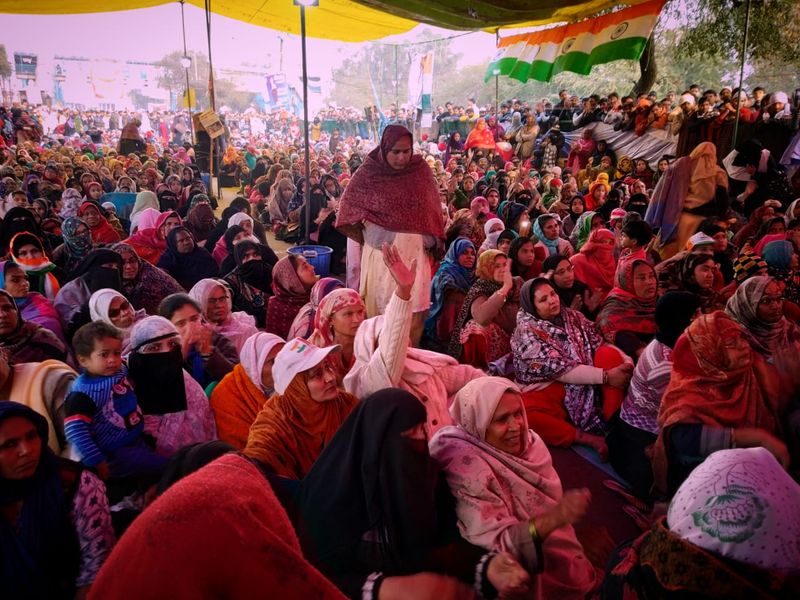 delhi shaheen bagh mothers protest against caa