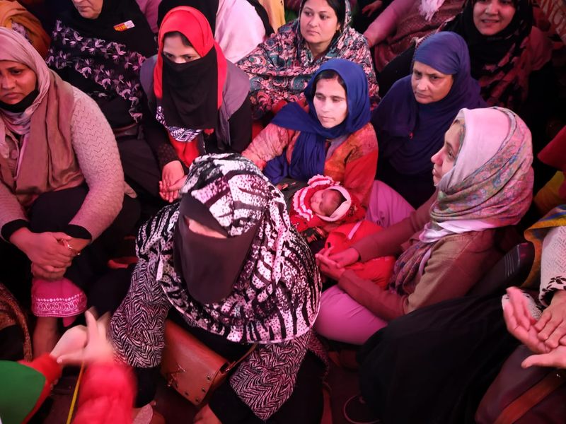 delhi shaheen bagh mothers protest against caa