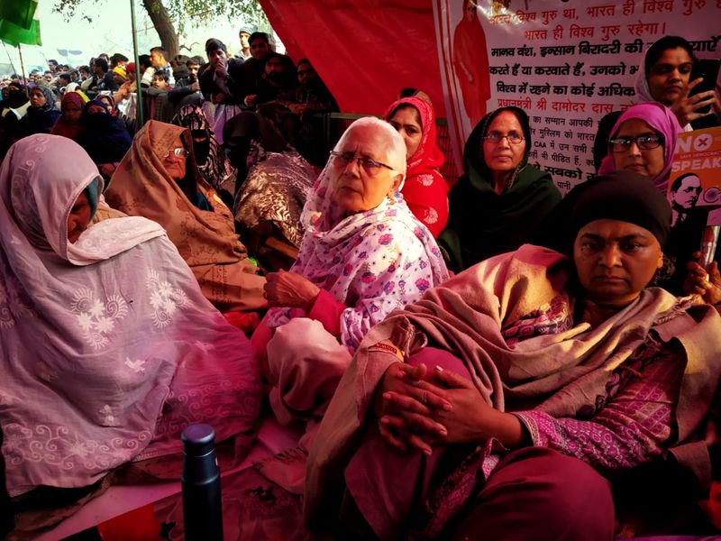 delhi shaheen bagh mothers protest against caa