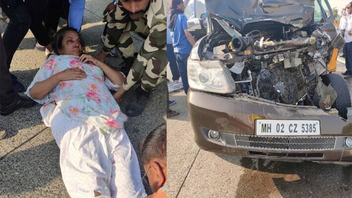 Shabana Azmi injured in car accident Shabana Azmi injured in car accident