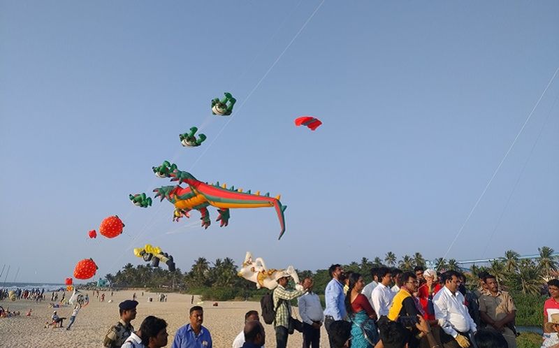 Panambur kite festival photo gallery