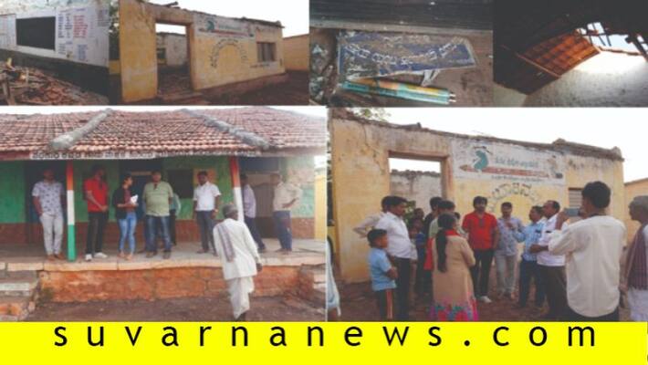 Kannada movie 3rd class team adopts government school in Badami taluk karalakopaa village Kannada movie 3rd class team adopts government school in Badami taluk karalakopaa village