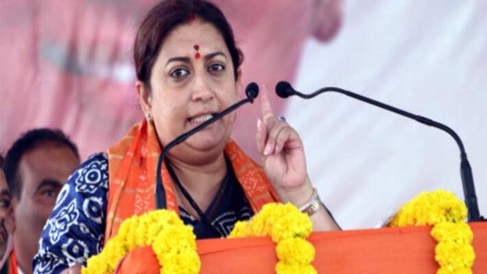 Smriti Irani says Vote for BJP for Womens Respect Delhi Assembly Elections kpm Smriti Irani says Vote for BJP for Womens Respect Delhi Assembly Elections kpm