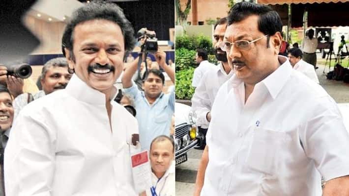 MK Alagiri to be reunited with DMK ... MK Stalin who showed white flag MK Alagiri to be reunited with DMK ... MK Stalin who showed white flag