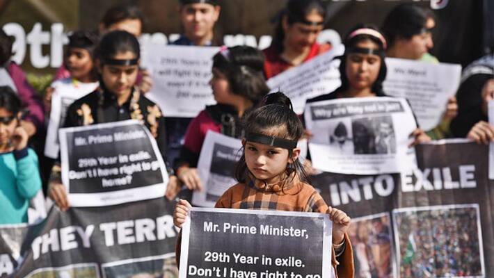 PM Narendra Modi attacks Congress for exodus of Kashmir pandits PM Narendra Modi attacks Congress for exodus of Kashmir pandits