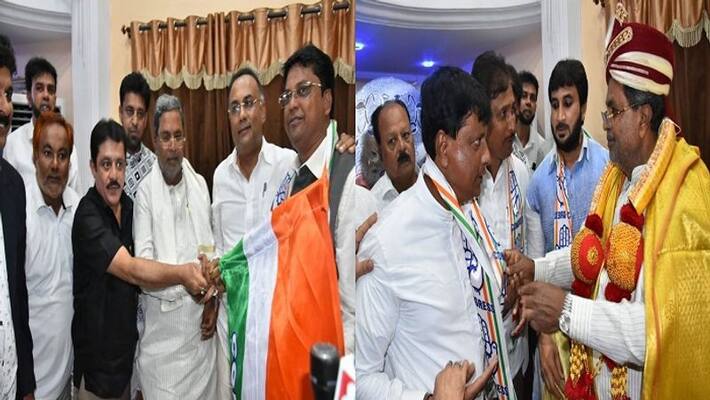 Chamrajpet JDS Leader Janab BK Altaf Khan and his Team Joins Congress Chamrajpet JDS Leader Janab BK Altaf Khan and his Team Joins Congress