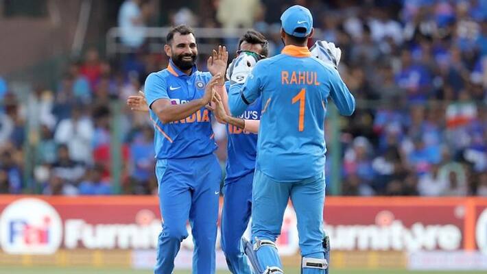 Steve Smith helps australia to score 286 runs against Team India in bengaluru Steve Smith helps australia to score 286 runs against Team India in bengaluru