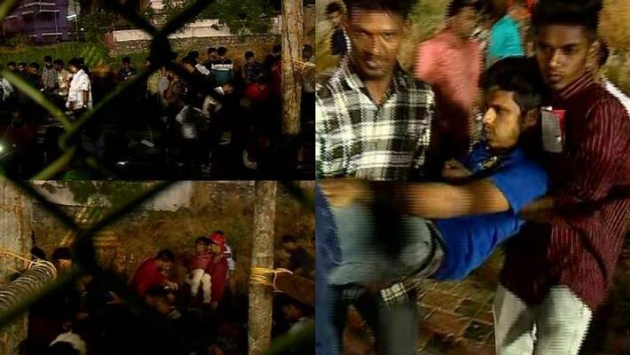 Palakkad football gallery collpased many injured Palakkad football gallery collpased many injured