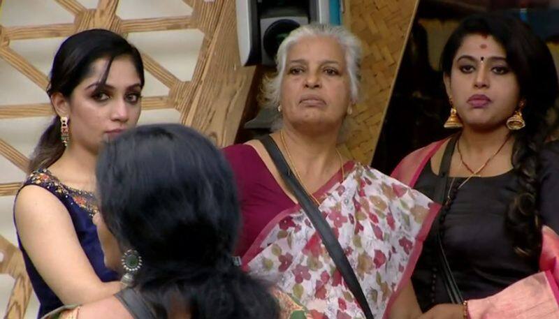 rajini chandi clicked a selfie with others in bigg boss 2