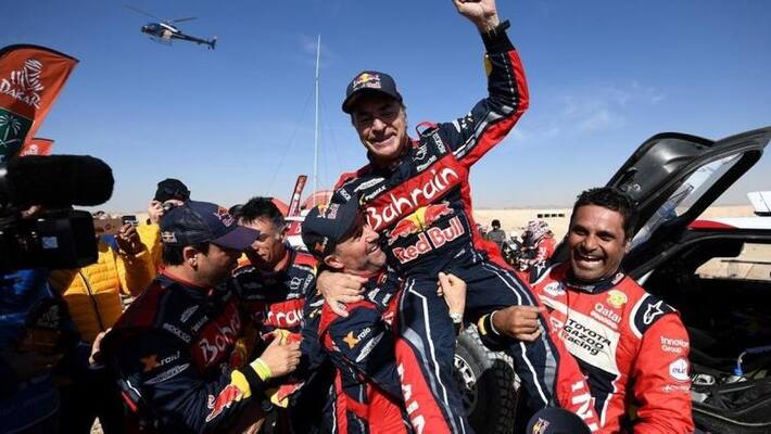 carlos sainz won dakkar rally championship carlos sainz won dakkar rally championship