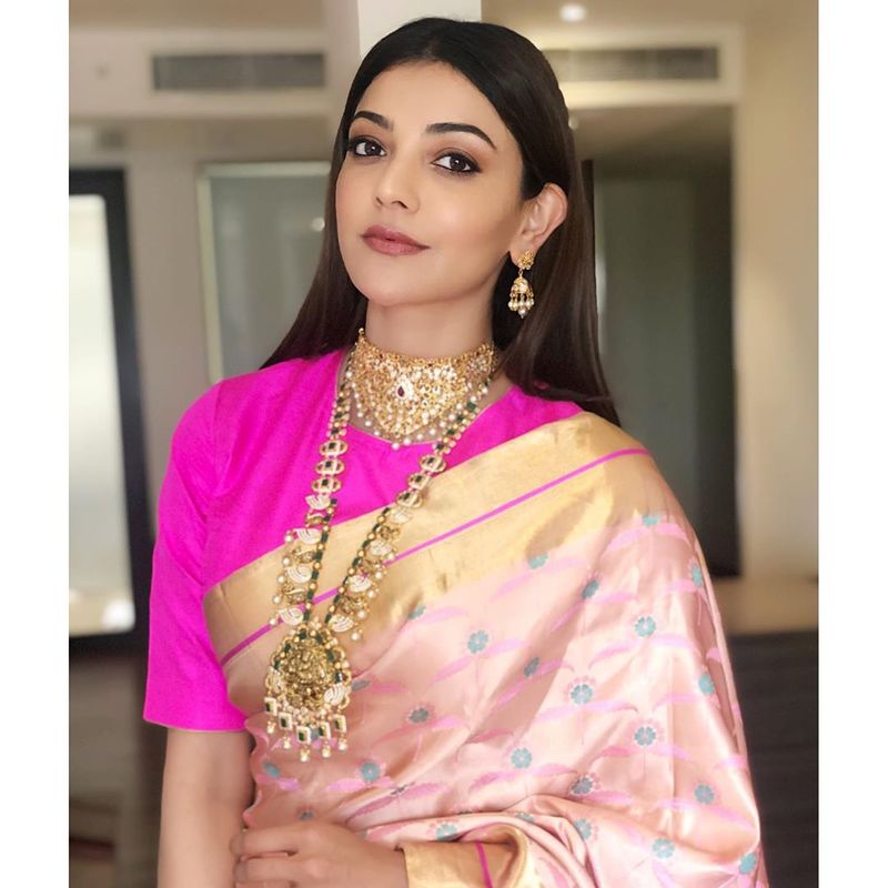 Kajal Aggarwal latest saree photos goes viral