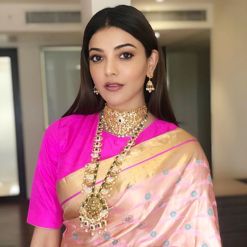 Kajal Aggarwal latest saree photos goes viral
