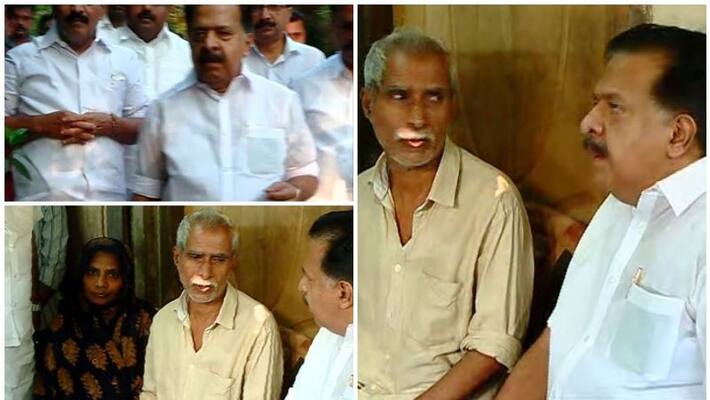 ramesh chennithala visit uapa case accused alen thahas home ramesh chennithala visit uapa case accused alen thahas home