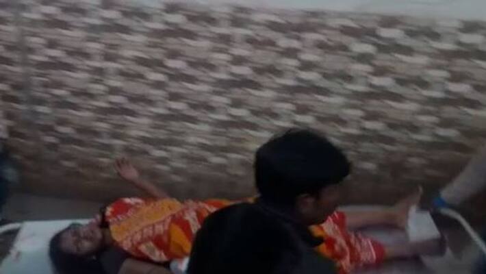 Woman beaten on the suspicion of practising witch-craft Woman beaten on the suspicion of practising witch-craft