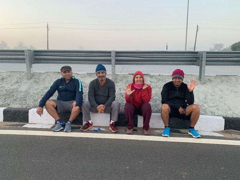ಕ್ಷೇತ್ರದ ಒಳಿತಿಗಾಗಿ ಬರಿಗಾಲಲ್ಲಿ ತೆರಳಿ ತಿಮ್ಮಪ್ಪನ ದರ್ಶನ
