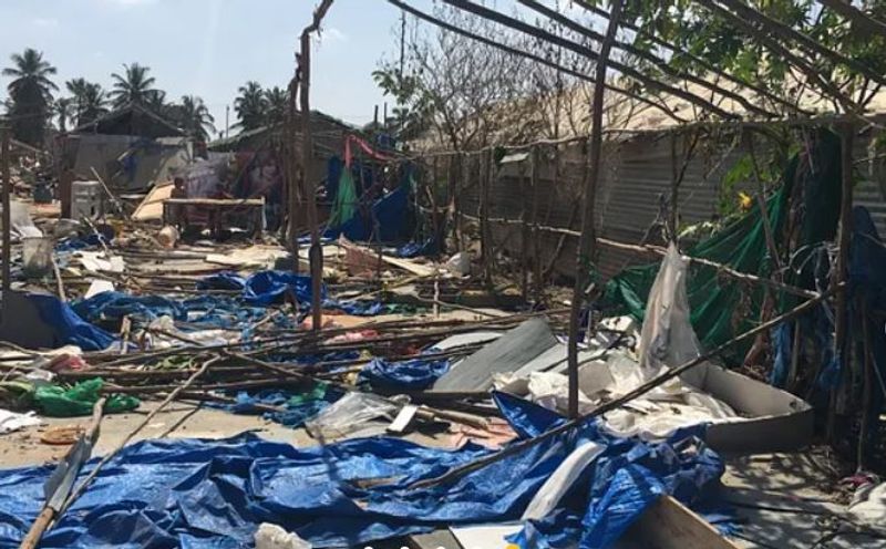 huts demolished by bengaluru police are of indian nationality
