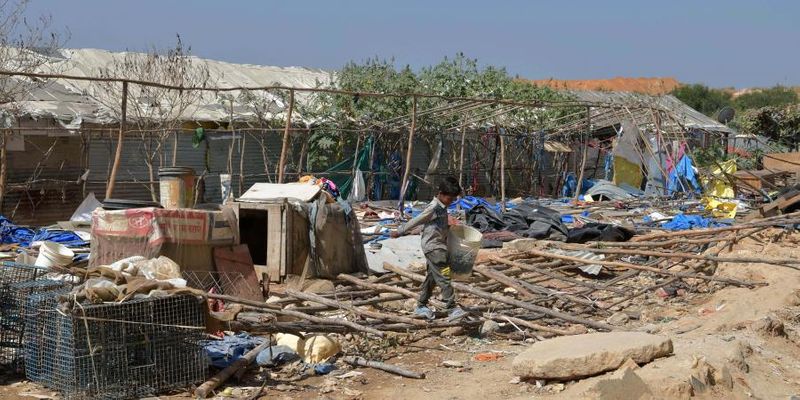 huts demolished by bengaluru police are of indian nationality