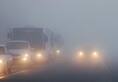 Weather conditions: dense fog in the plains and snowfall in the mountains