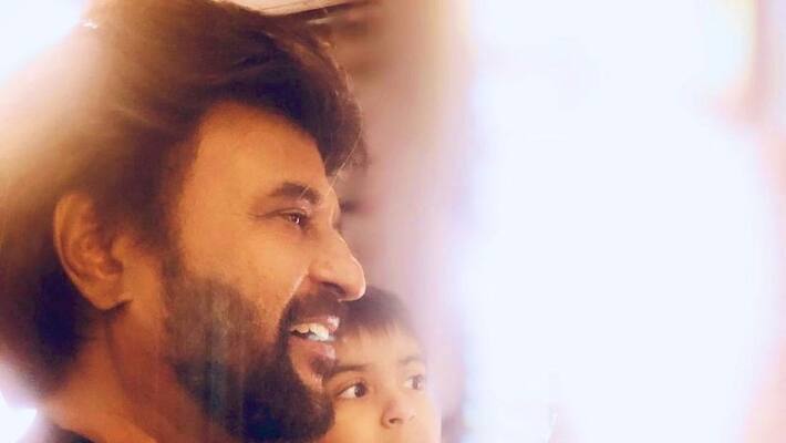 Rajinikanth Daughter Soundarya Son Ved Celebrate his 5ht birthday photo going viral Rajinikanth Daughter Soundarya Son Ved Celebrate his 5ht birthday photo going viral