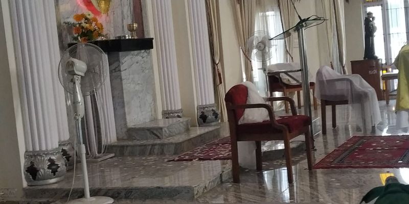 CCTV camera inside the church has reportedly helped identify one miscreant who entered the church