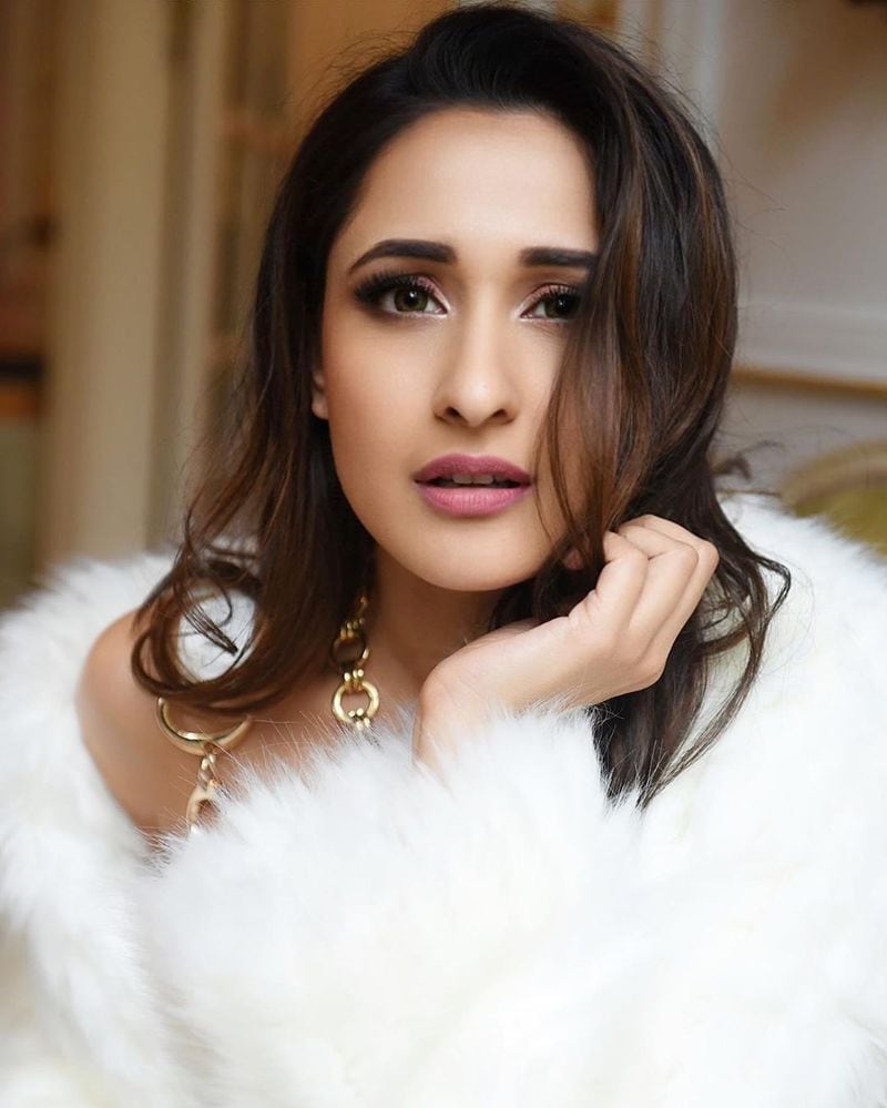 Kanche Fame Tollywood heroine Pragya Jaiswal bikini poses