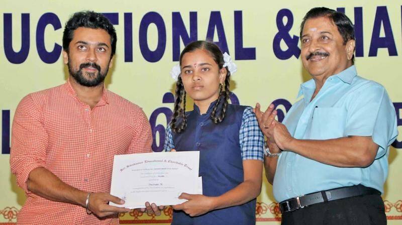 Actor Surya Agaram Foundation Help Orphan Girl To Become a Doctor