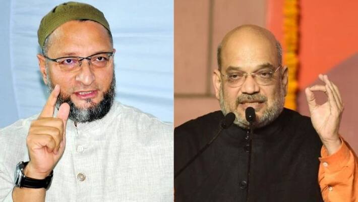 Owaisi challenged amit shah to debate with him over nrc Owaisi challenged amit shah to debate with him over nrc