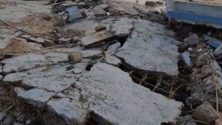 water tank fell down in Bankura water tank fell down in Bankura
