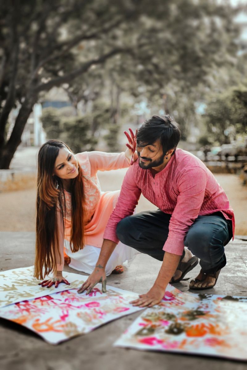 Sandalwood star chetan pre wedding photoshoot