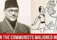 leftists communists maligned netaji subhas chandra bose cartoons