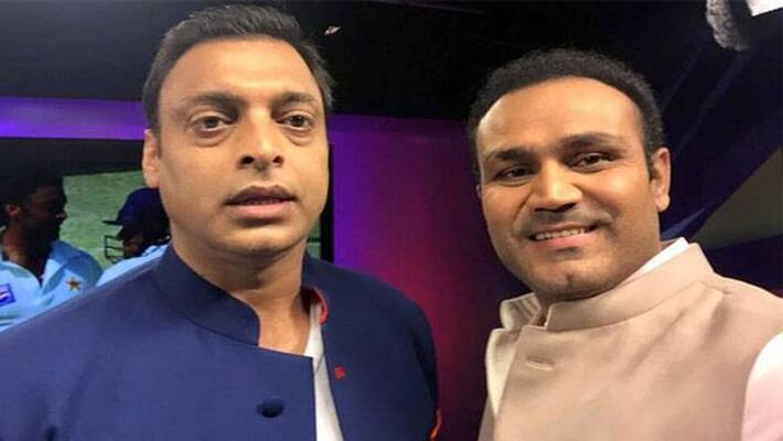 "Have More Money Than Hair On His Head": Shoaib Akhtar Takes Nasty Dig At At Virender Sehwag "Have More Money Than Hair On His Head": Shoaib Akhtar Takes Nasty Dig At At Virender Sehwag