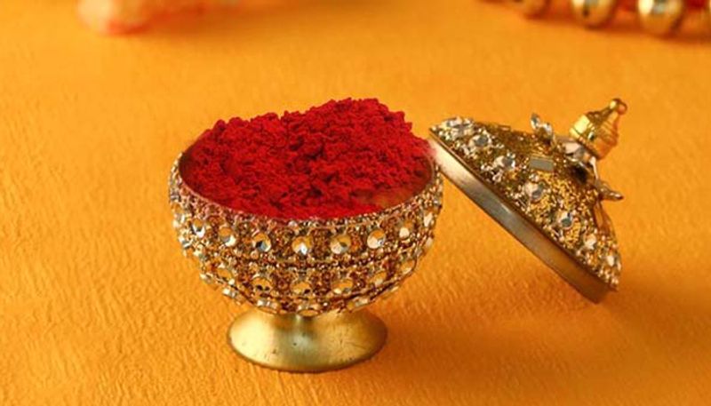 Putting sindhur on main door brings fortune