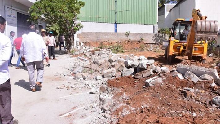 Bengaluru Development Authority Take Back encroachment Site Bengaluru Development Authority Take Back encroachment Site