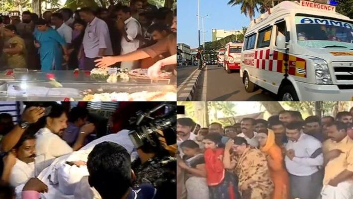 dead bodies of praveen and family brought to home dead bodies of praveen and family brought to home