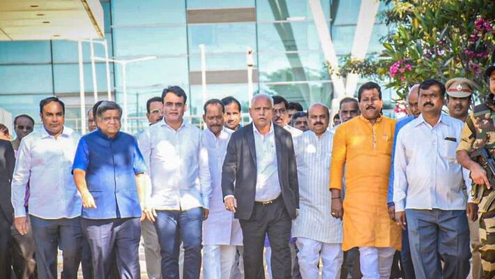 Yediyurappa Cabinet expansion in 3 days Says Yediyurappa In Bengaluru Airport Yediyurappa Cabinet expansion in 3 days Says Yediyurappa In Bengaluru Airport