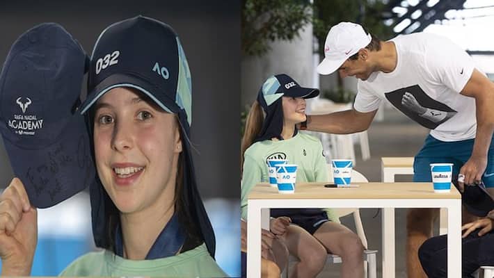 Nadal shot on ball girl's face, kisses girl in front of wife KPB Nadal shot on ball girl's face, kisses girl in front of wife KPB