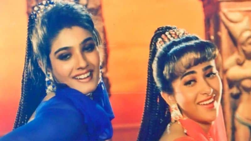 It was reported that Raveena was madly in love with Ajay Devgn but the he dumped her for Karisma Kapoor. And Raveena and Karishma had an infamous fight at Shah Rukh Khan's Holi party. 