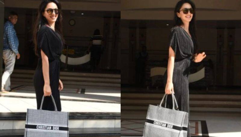 Kiara Advani pairs pretty black dress with a bag and do you know the price of it
