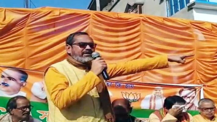 BJP leaderty advises party workers to shoot at TMC leaders BJP leaderty advises party workers to shoot at TMC leaders