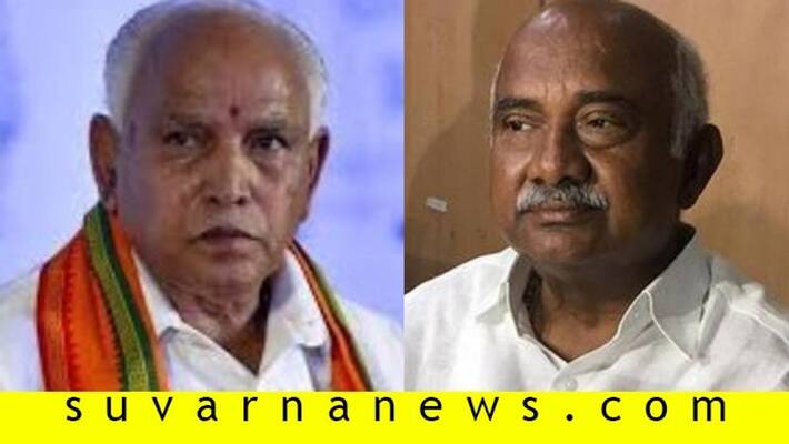 CM BS Yediyurappa told vishwanath not to contest for byelection says sudhakar in mysore CM BS Yediyurappa told vishwanath not to contest for byelection says sudhakar in mysore