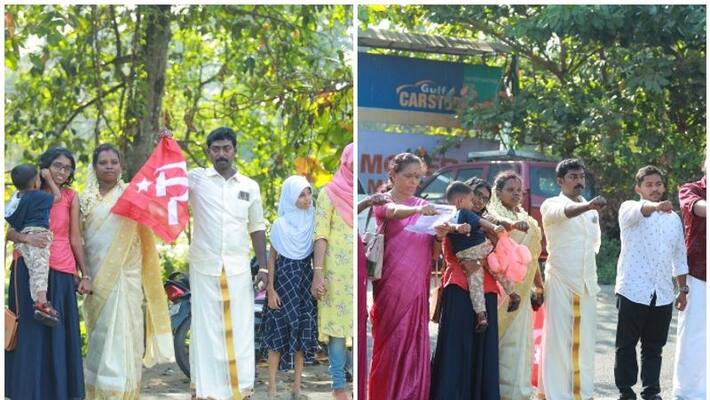 bride and groom participated in manushya maha sringala bride and groom participated in manushya maha sringala