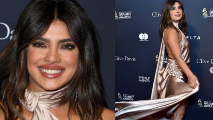 Priyanka chopra in satin dress Priyanka chopra in satin dress