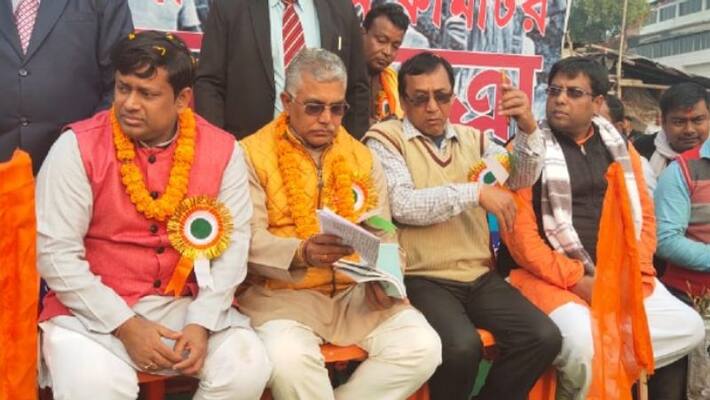 Dilip Ghosh meets with RSP leader Dilip Ghosh meets with RSP leader