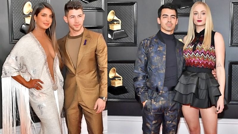 Priyanka Chopra Jethani Sophie Turner in Grammy Awards 2020 KPG